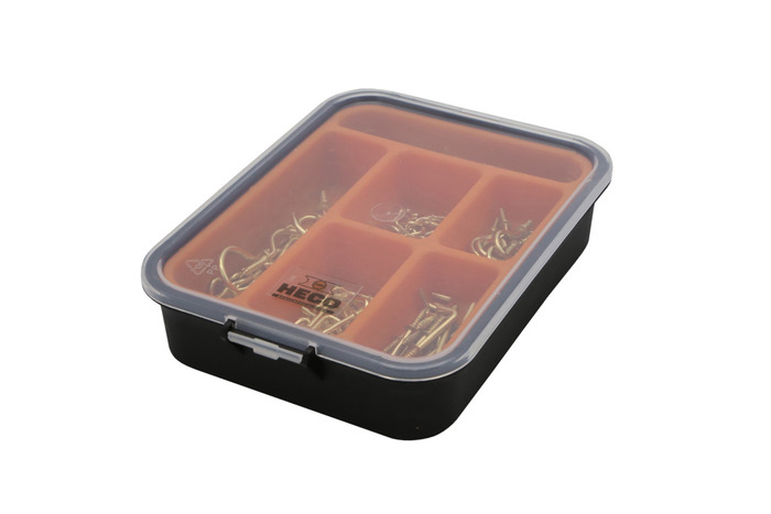 Kroksett messing 107 stk. Heco